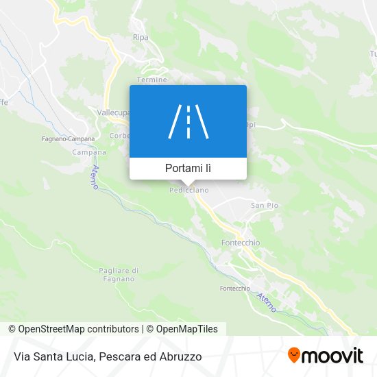 Mappa Via Santa Lucia