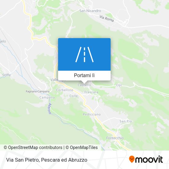 Mappa Via San Pietro