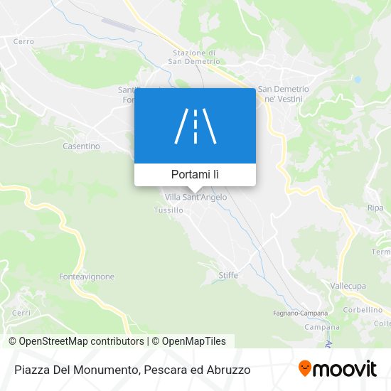 Mappa Piazza Del Monumento