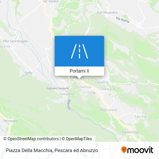 Mappa Piazza Della Macchia