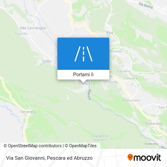 Mappa Via San Giovanni
