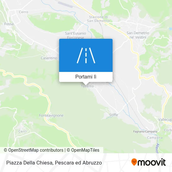 Mappa Piazza Della Chiesa