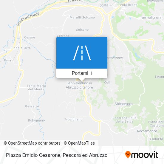 Mappa Piazza Emidio Cesarone