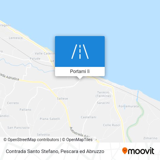 Mappa Contrada Santo Stefano