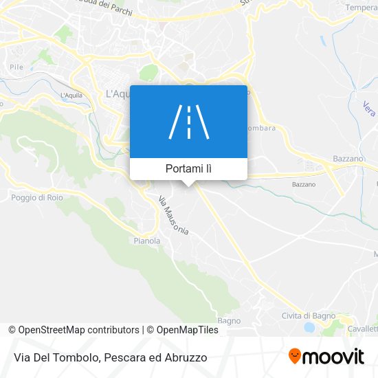 Mappa Via Del Tombolo