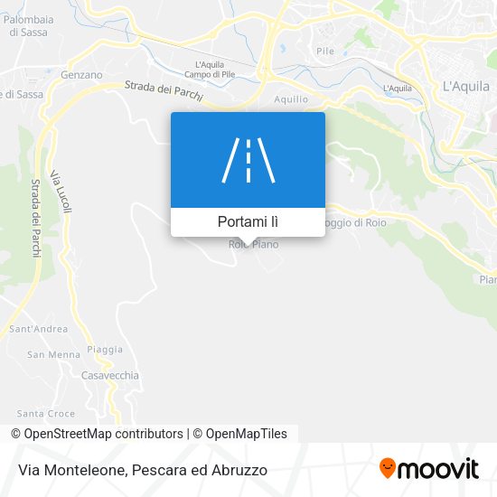 Mappa Via Monteleone