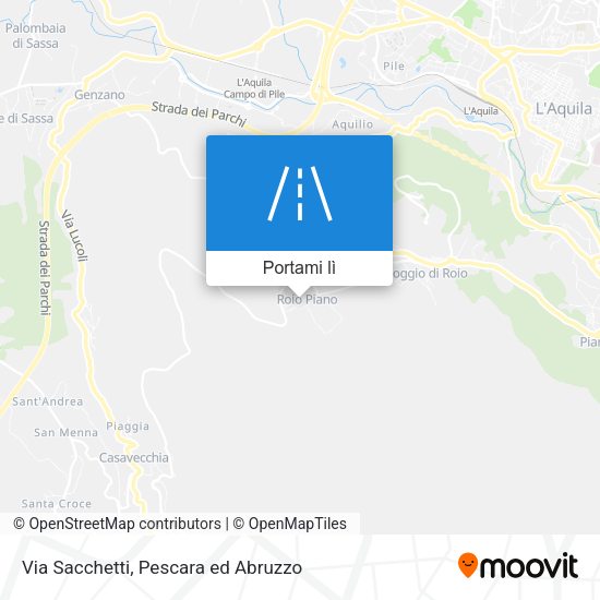 Mappa Via Sacchetti