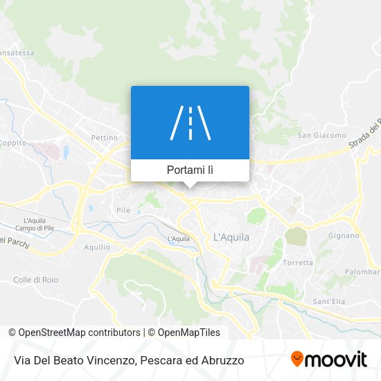 Mappa Via Del Beato Vincenzo