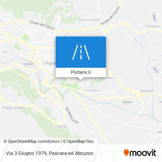 Mappa Via 3 Giugno 1979