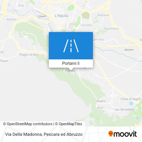 Mappa Via Della Madonna