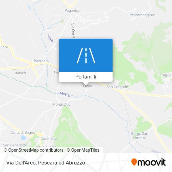 Mappa Via Dell'Arco