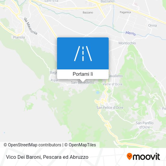 Mappa Vico Dei Baroni