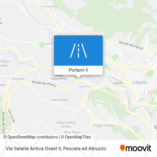 Mappa Via Salaria Antica Ovest II