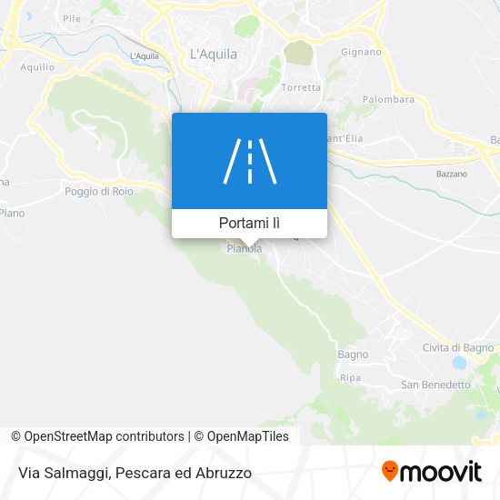 Mappa Via Salmaggi