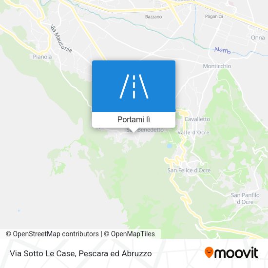 Mappa Via Sotto Le Case
