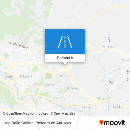 Mappa Via Della Collina