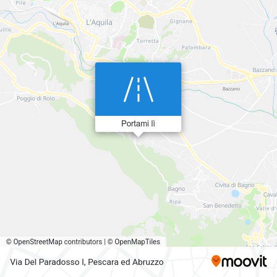 Mappa Via Del Paradosso I