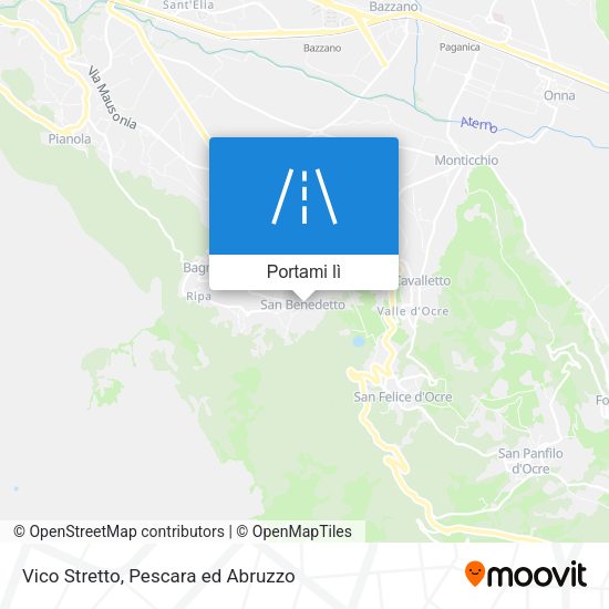 Mappa Vico Stretto