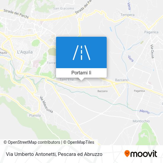 Mappa Via Umberto Antonetti