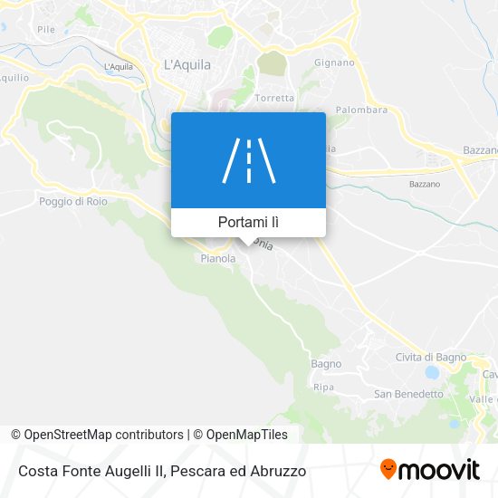 Mappa Costa Fonte Augelli II