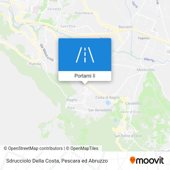 Mappa Sdrucciolo Della Costa