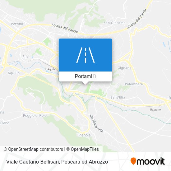 Mappa Viale Gaetano Bellisari
