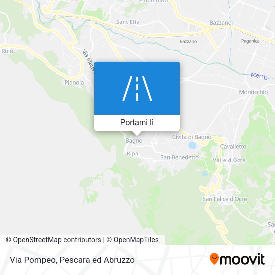 Mappa Via Pompeo