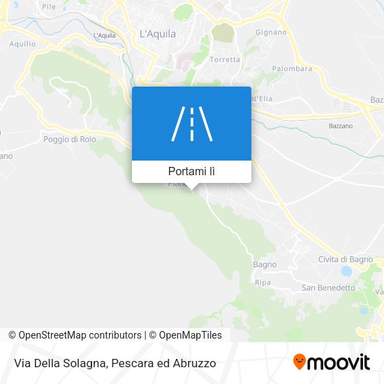 Mappa Via Della Solagna