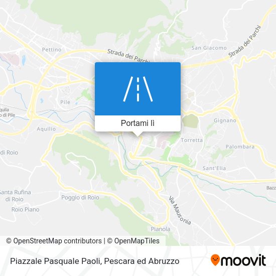 Mappa Piazzale Pasquale Paoli