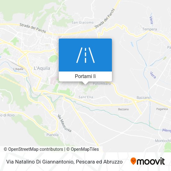 Mappa Via Natalino Di Giannantonio