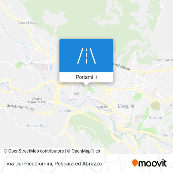 Mappa Via Dei Piccolomini