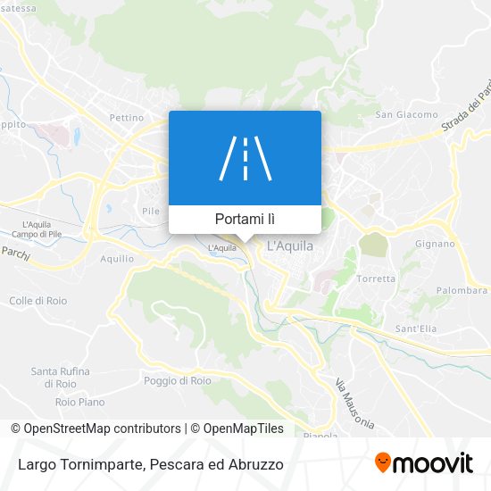 Mappa Largo Tornimparte