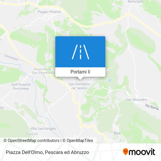 Mappa Piazza Dell'Olmo