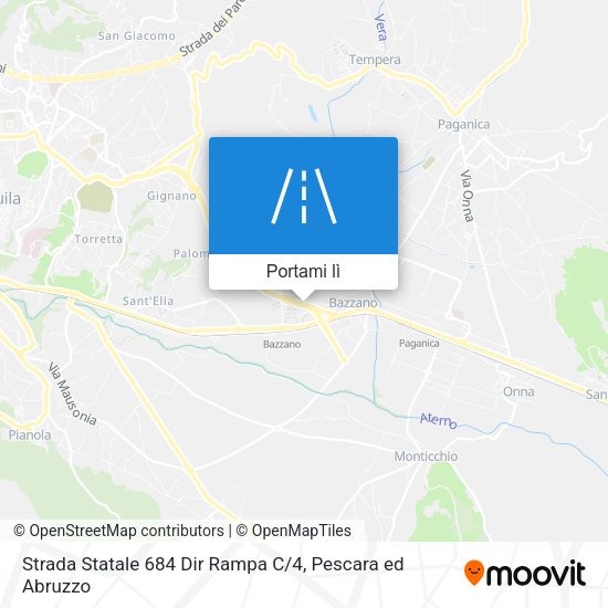 Mappa Strada Statale 684 Dir Rampa C / 4