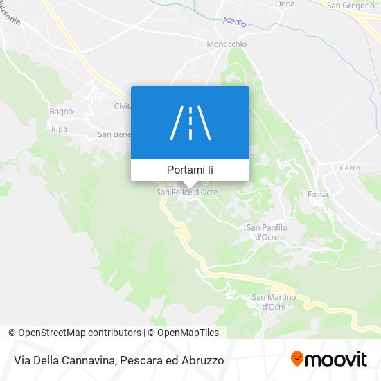 Mappa Via Della Cannavina