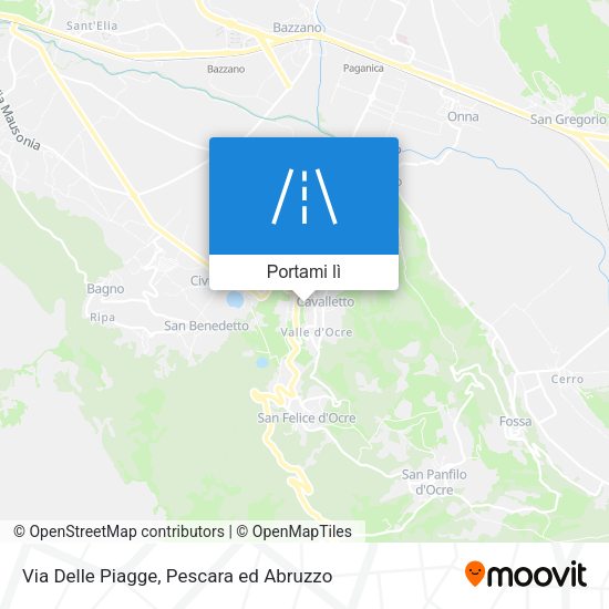 Mappa Via Delle Piagge