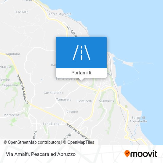 Mappa Via Amalfi