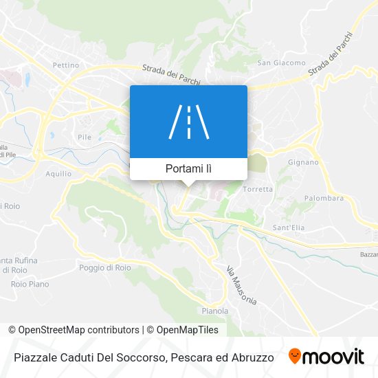 Mappa Piazzale Caduti Del Soccorso