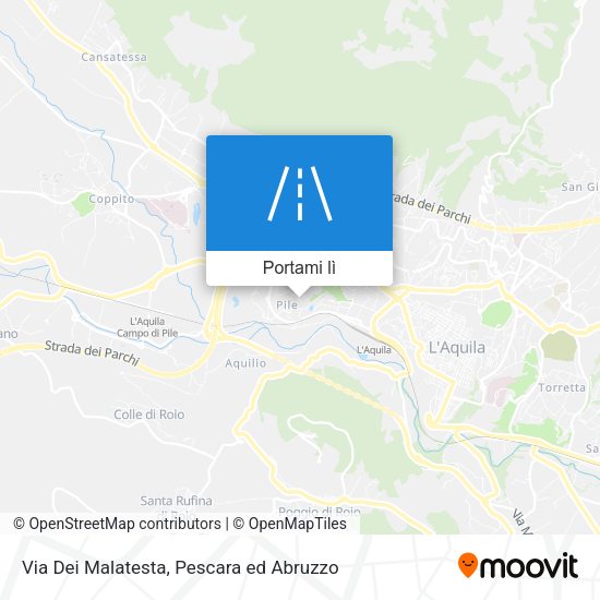 Mappa Via Dei Malatesta
