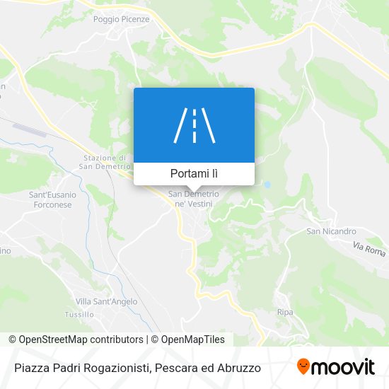 Mappa Piazza Padri Rogazionisti