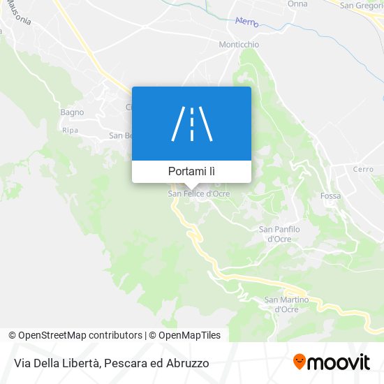 Mappa Via Della Libertà