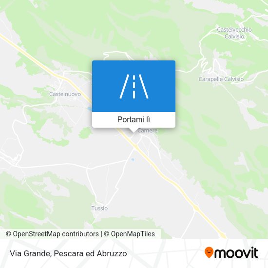 Mappa Via Grande