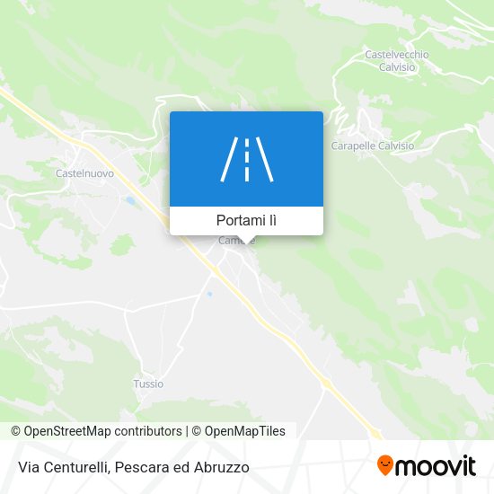 Mappa Via Centurelli