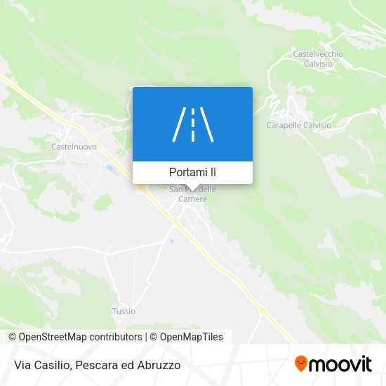 Mappa Via Casilio