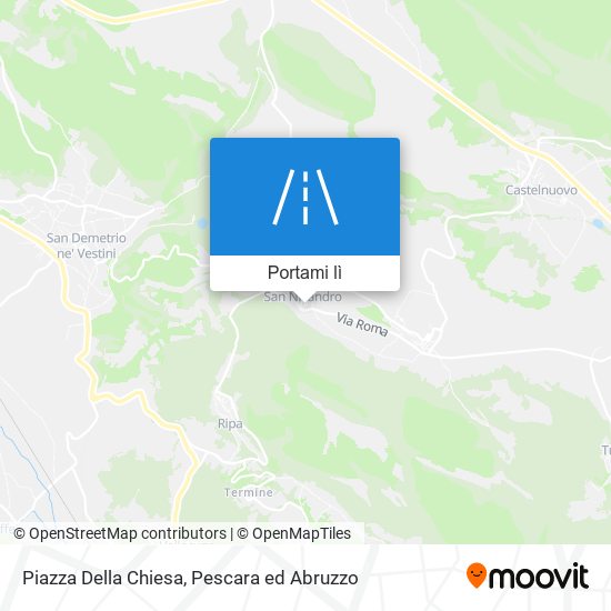 Mappa Piazza Della Chiesa