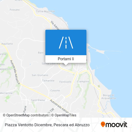 Mappa Piazza Ventotto Dicembre