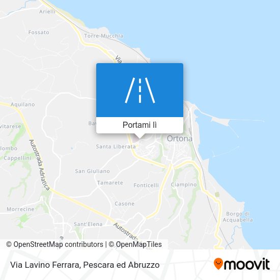 Mappa Via Lavino Ferrara