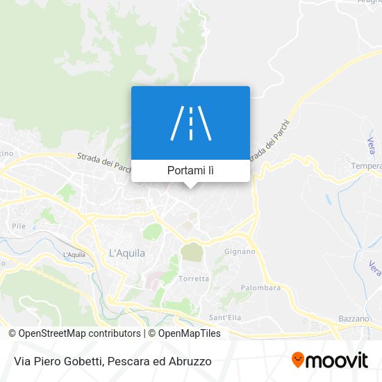 Mappa Via Piero Gobetti