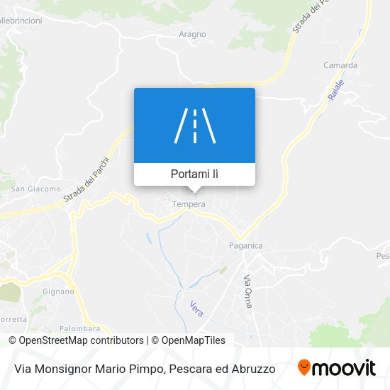 Mappa Via Monsignor Mario Pimpo