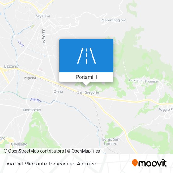 Mappa Via Del Mercante